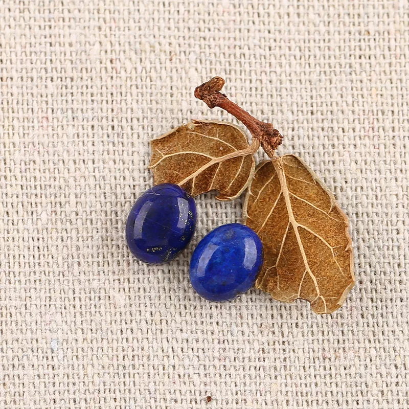 

B&F Handmade Lapis Lazuli Pendants, Genuine Natural stones beads, Unique Stones for jewelry & DIY Earring Beads