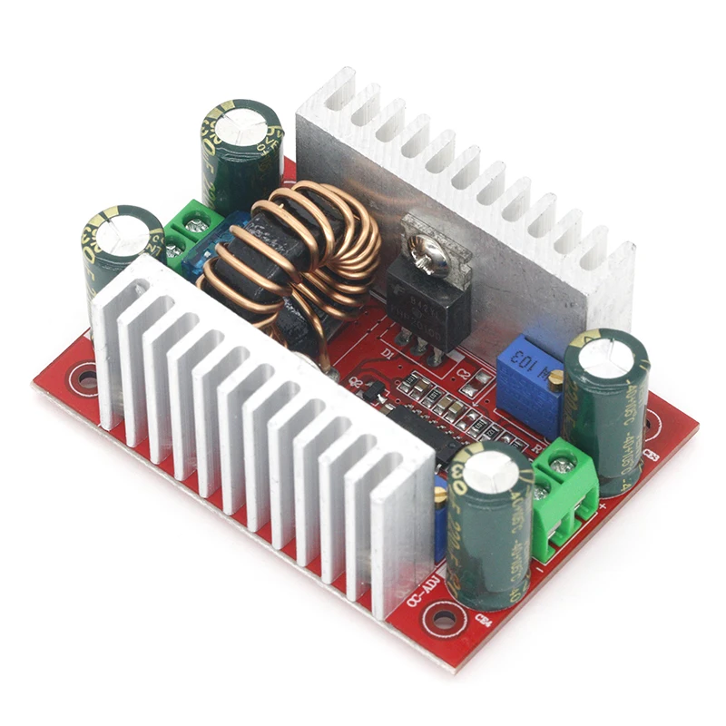 400W 15A Convertidor De Potencia DC-DC Boost Tech Elevador Alimentación Constante Tech 8.5V-50V À 10V-60V LED Boost Tech Vente