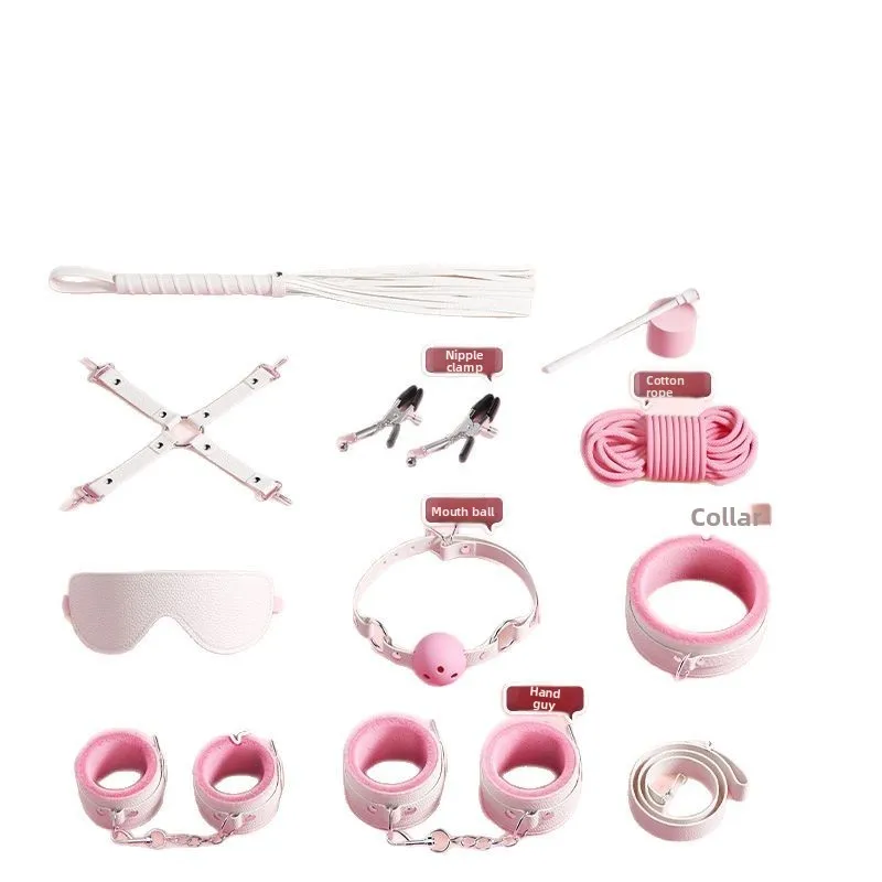 Zestaw 10 elementów SM z wzorem liczi, damskie rekwizyty erotyczne SM, zabawki erotyczne do seksu na łóżku dla dorosłych.