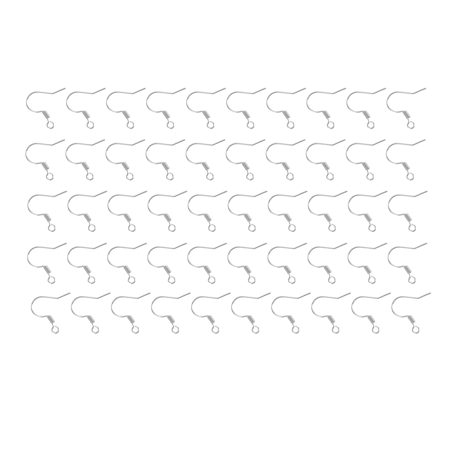 

50pcs Pink Ear Hook Material Jewelry Making Durable Lightweight Earrings DIY Earring Hooks Handmade Ear Wire Hook Jewelry