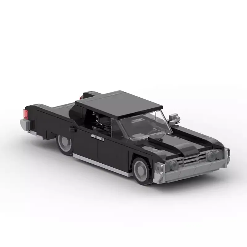 Bricklink MOC Technical Car 1965 Lincoln Continental from The Matrix Speed Champions Vehicles Sets Building Blocks Kid Toys Gift