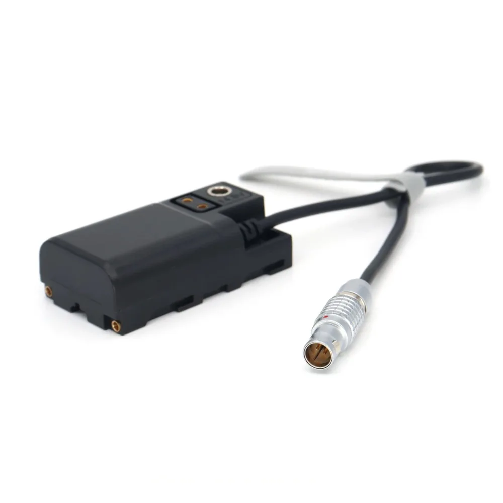 New 14.8V 1B 6-pin Male to D-tap NP-F970 DC Dummy Battery Power Coupler for DJI Ronin 2 SmallHD ATOMOS Monitor