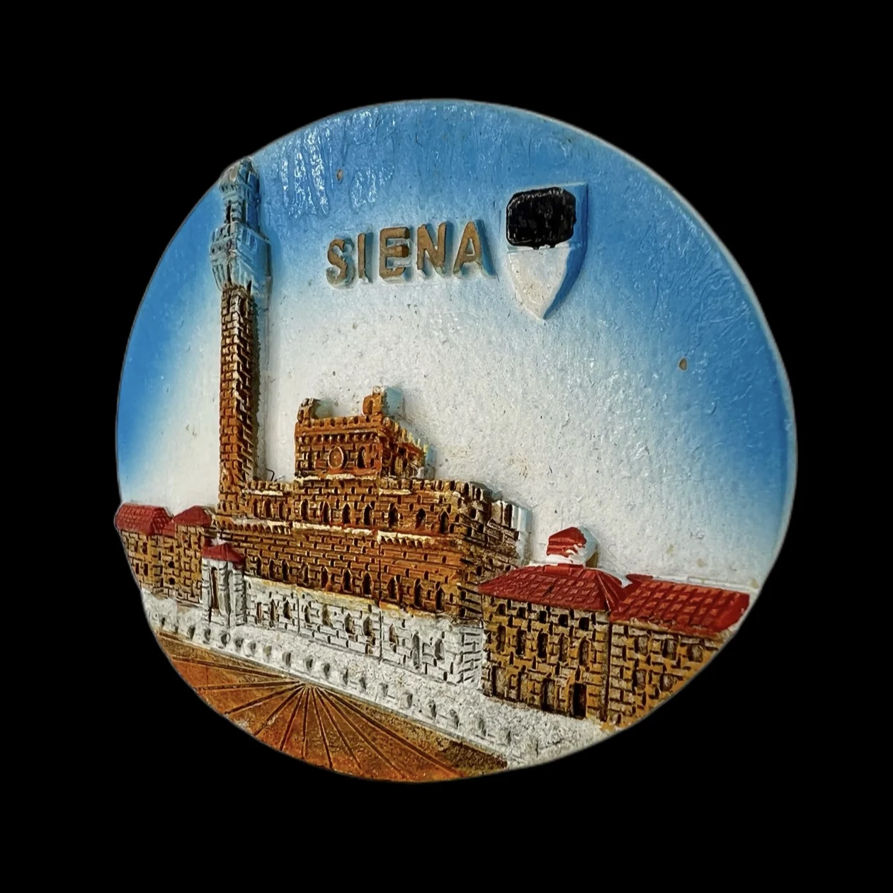 Siena Ancient City，Italy Fridge Magnets Travel 3D Memorial Magnetic Refrigerator Stickers Gift Room Decoration Collectio