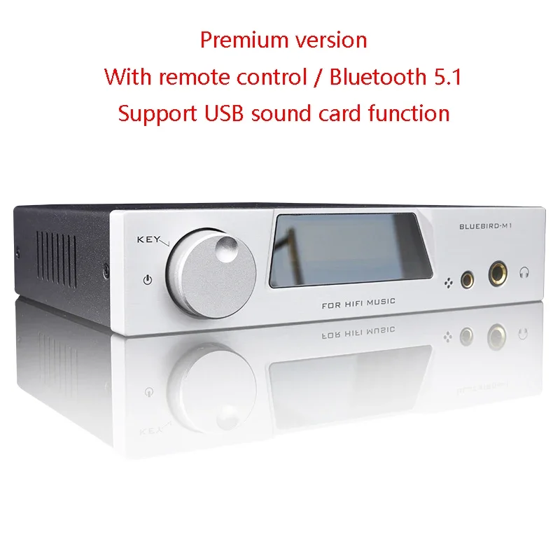 Nobsound Dual ES9038Q2M Audiophile Audio-Decoder Bluetooth 5.4 QCC3095 Verlustfreier HIFI-Decoder, unterstützt DSD512-Dekodierung AMANERO-Treiber 4