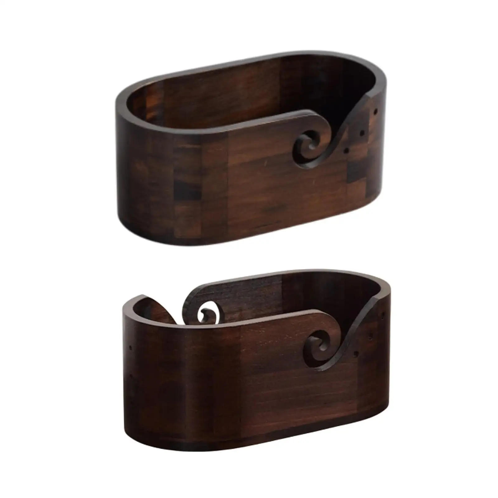 

Yarn Bowl Sturdy Wooden Yarn Holder Dispenser for Grandmother Knitters Wife
