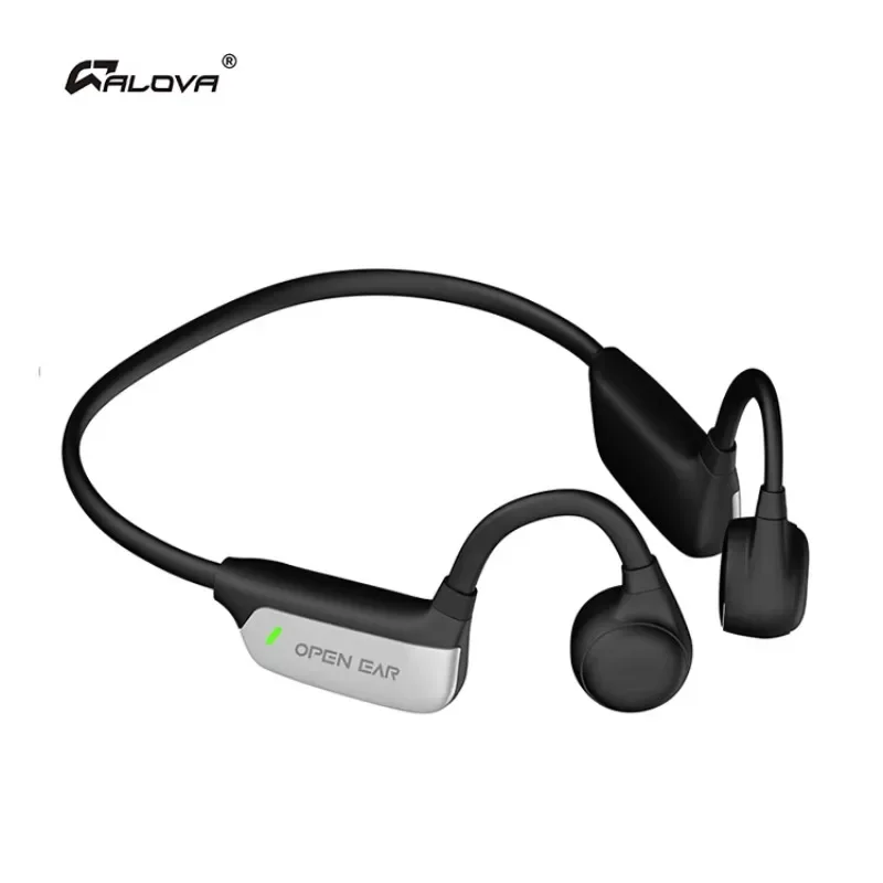 ALOVA Open Ear Sport Wireless Bluetooth Headset Bone Conduction Headphone Earphone