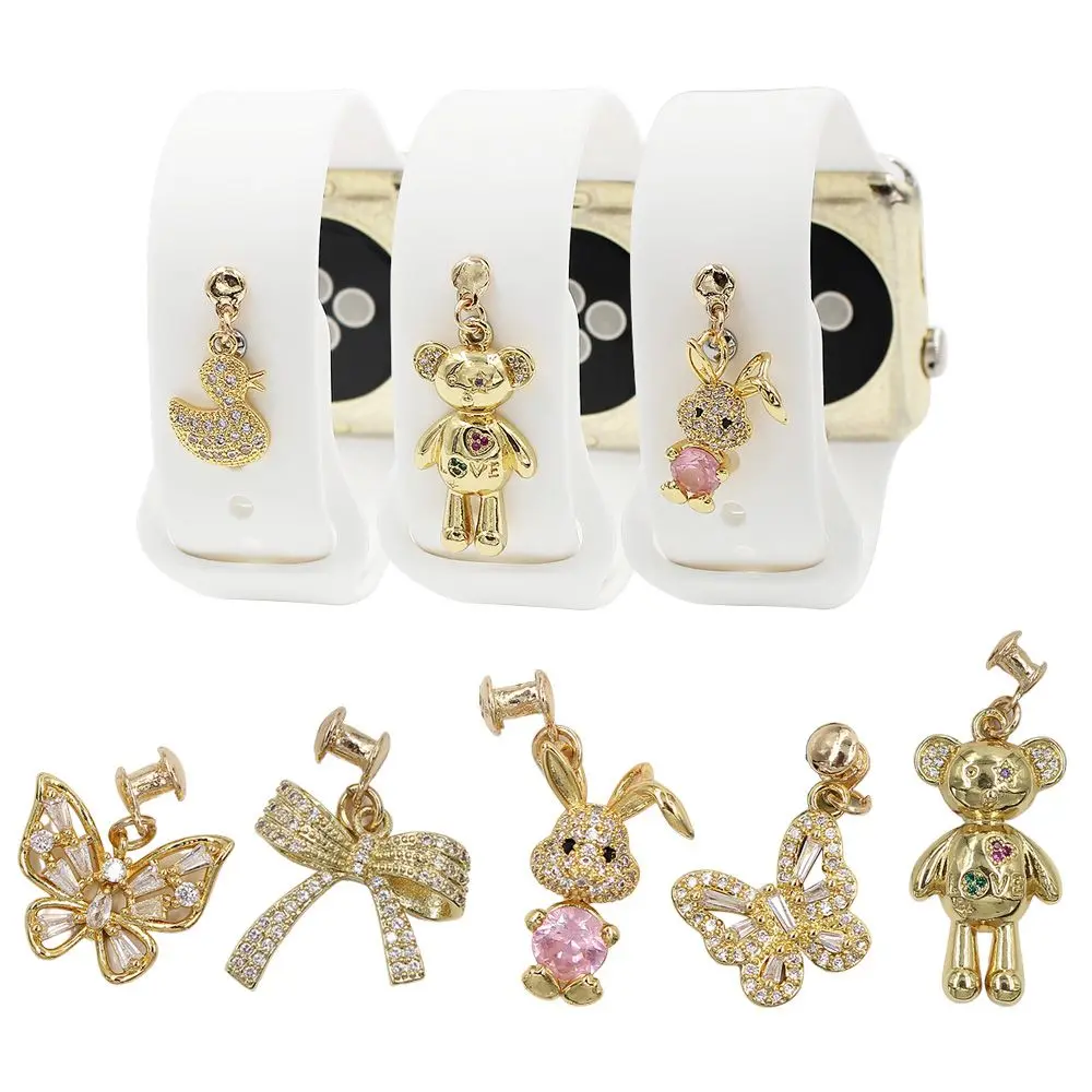 Multistyle for Apple Watch Band Pendant Wristbelt Charms Decorative Ring Watch Band Ornament Strap Accessories