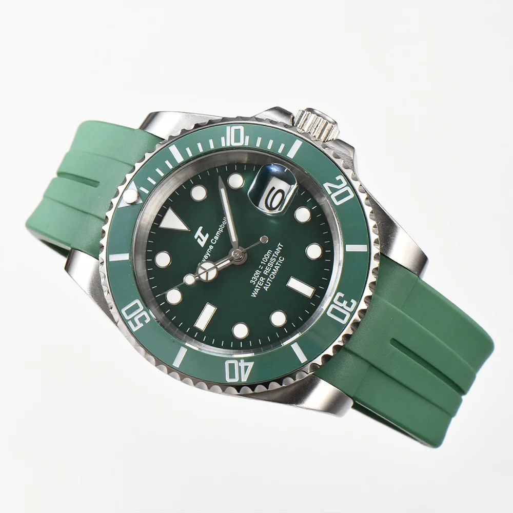 ساعة ميكانيكية أوتوماتيكية للرجال - لحركة NH35 كاجوال للأعمال على طراز الموضة مقاومة للماء #2