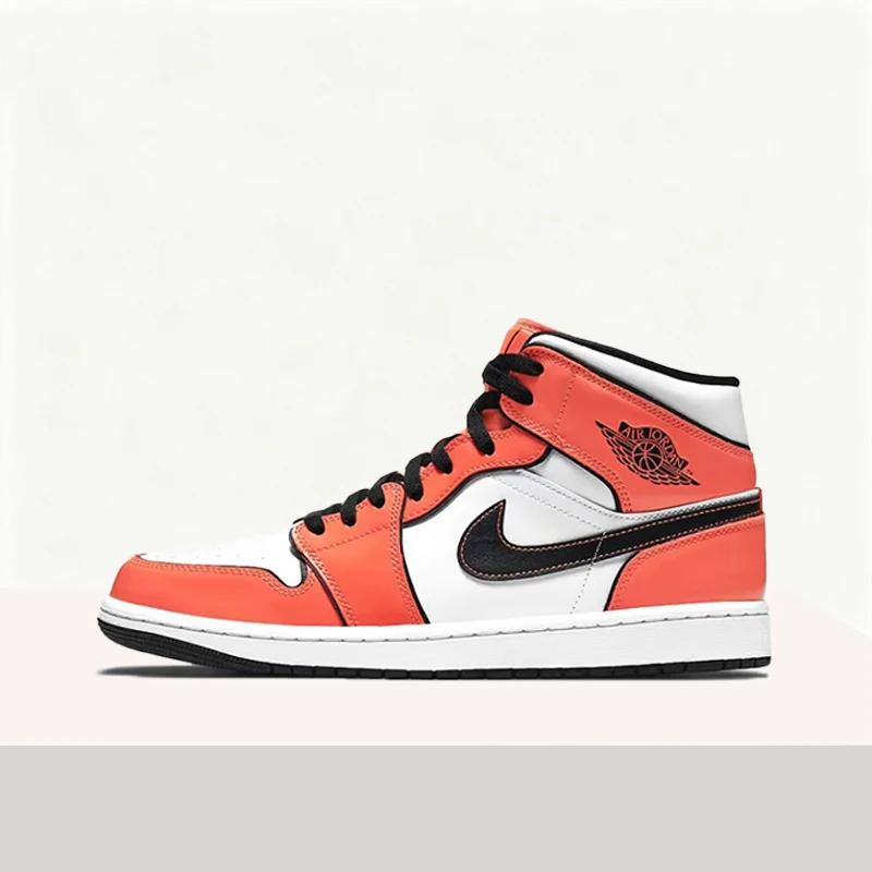 

Баскетбольные кроссовки Nike Jordan Air Jordan 1 Trendy Design Premium Mid-Top, удобные, прочные, унисекс, модель DD6834-802