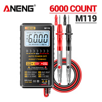 Capacitor Tester Automatic Shutdown 6000 Counts Portable Multimetro Tester LCD Display Transistor for Electrician Accessories