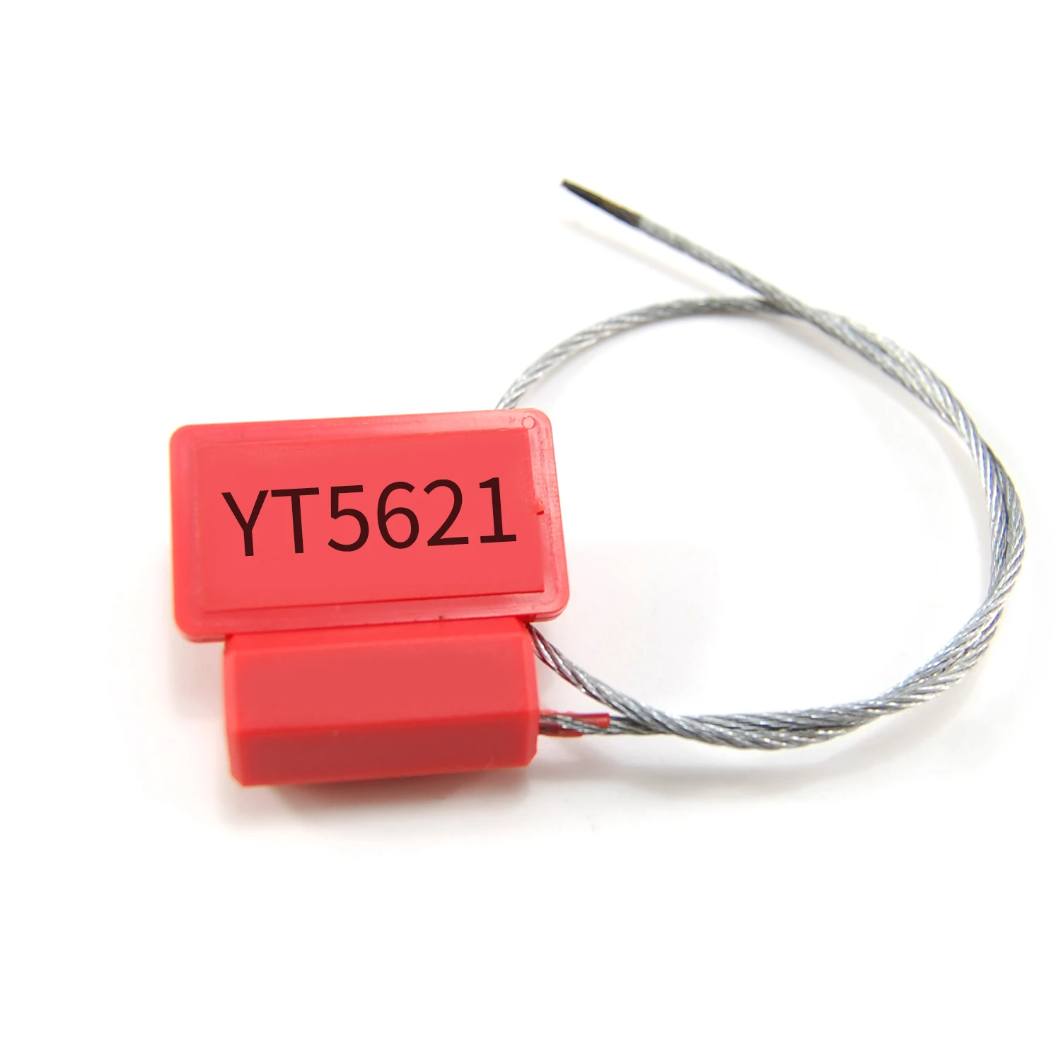 RFID electronic steel wire seal aviation steel wire rope with NFC chip 100/1000pcs (Color: Red, yellow, light blue, white)