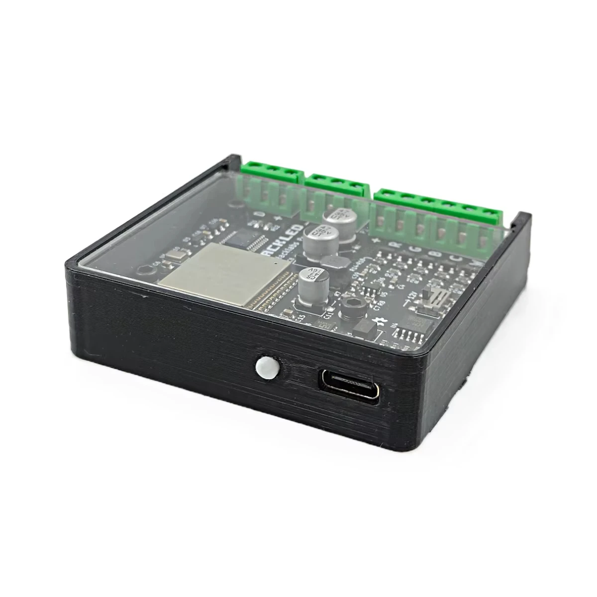 WLED Controller Supports 12V and 5V Power Supply Type-C Interface 2-way 2812 Light Strips 5-way PWM Control ESP32-WROOM Module