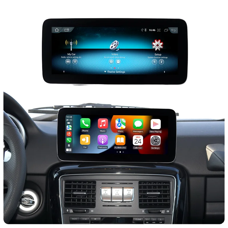 

Factory 12.3-Inch Portable Car Multimedia Radio Audio System Dashboard Carplay Compatible for Mercedes Benz C Class Linux