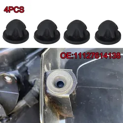 4PCS Engine Cover Trim Rubber Mount Grommet Bush Bump Stop 11127614138 For BMW 1-8 Series X4 X5 X6 X7 Engine Accessories
