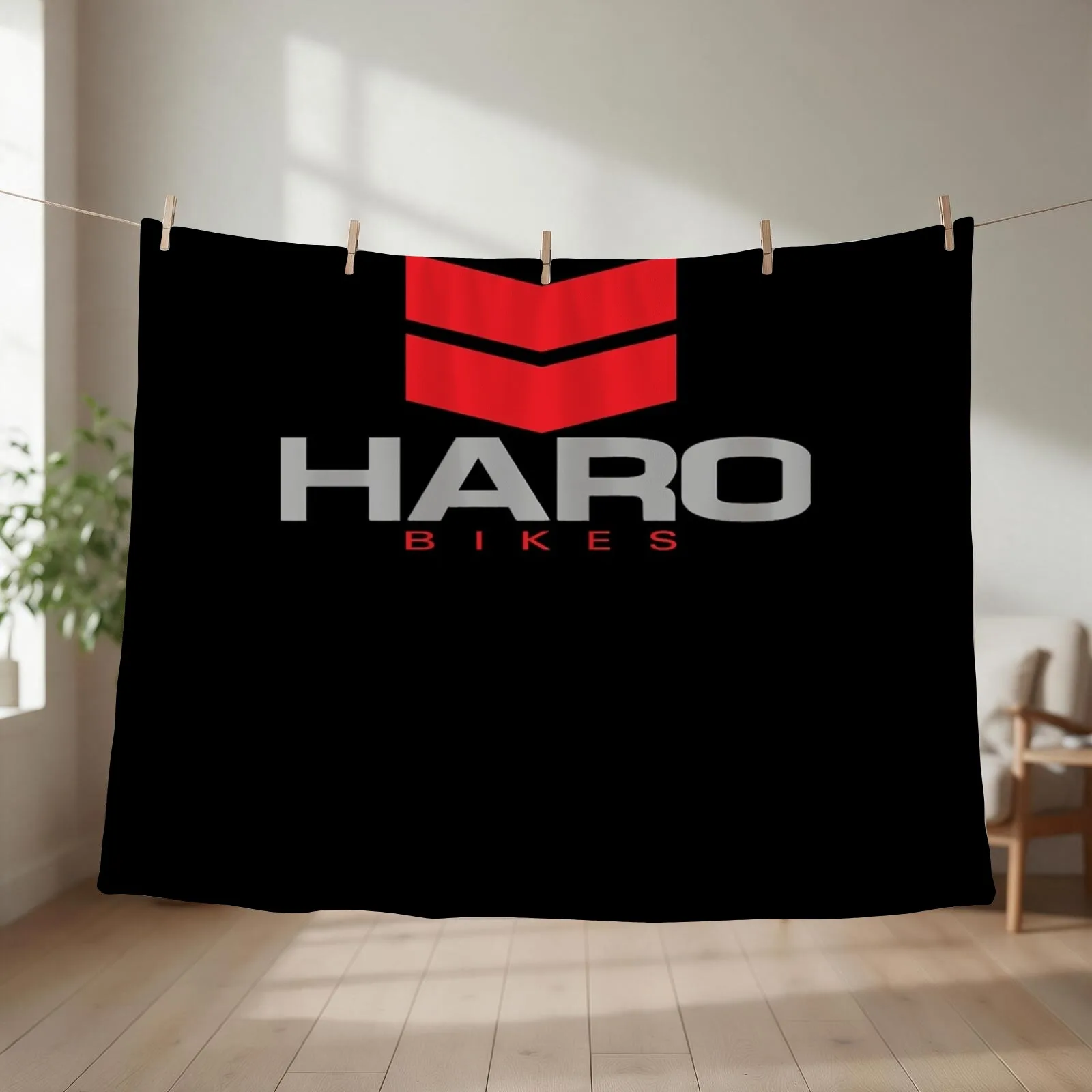 HARO BIKES BICYCLE LOGO Throw Blanket couch cozy soft plush fuzzy picnic outdoor blanket