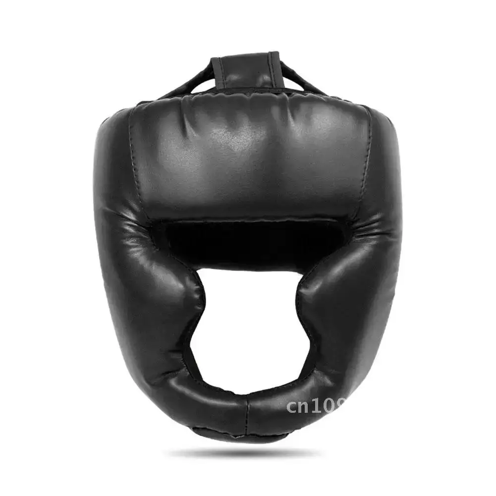 

Full-covered Pu Boxing Helmet Kids Adults Muay Thai Headgear Sparring Equipment Gym Guard Training Boxing A8Z5 Taekwondo
