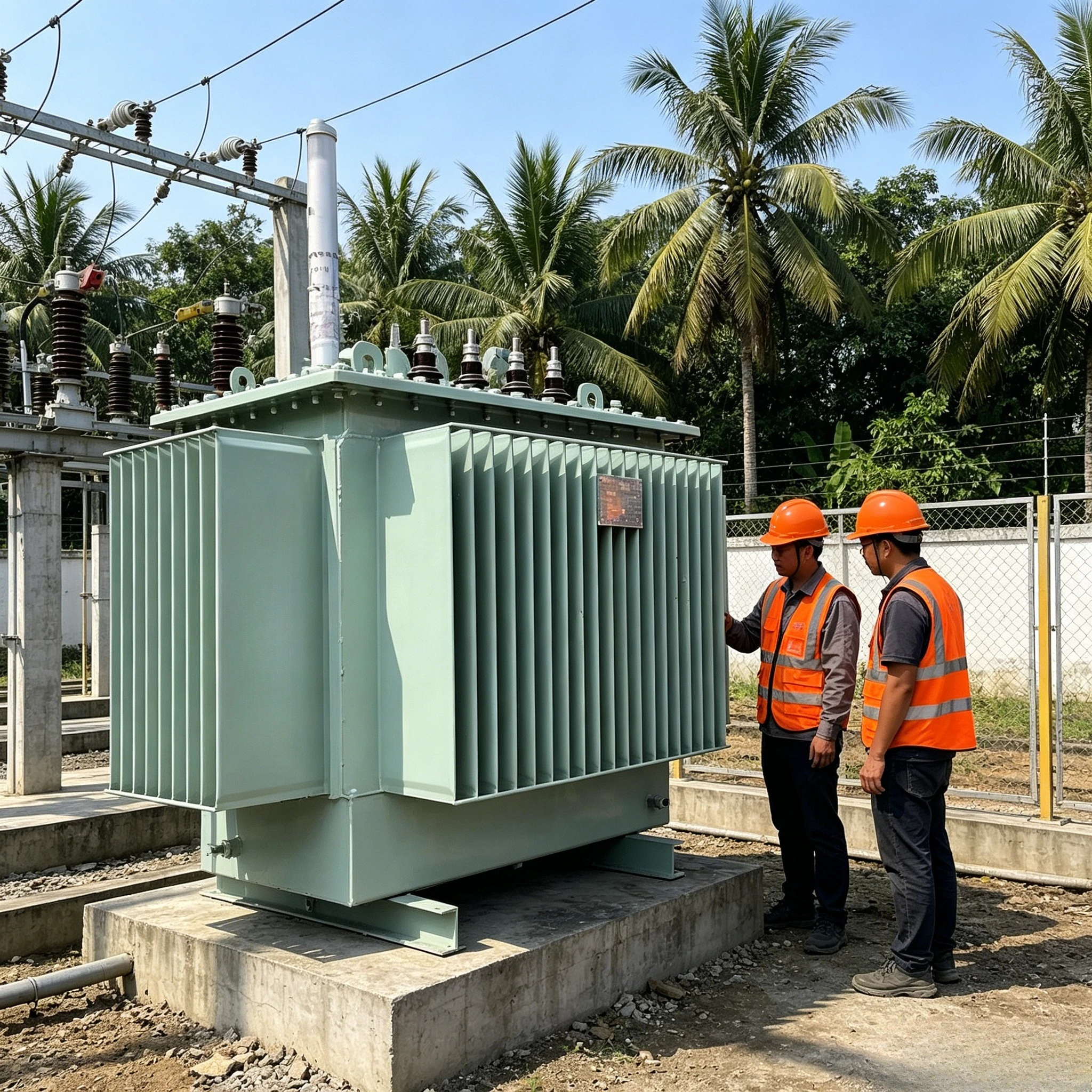 200kVA Oil Immersed Transformer Three Phase Power Distribution Transformer Low Loss Energy Saving Customized