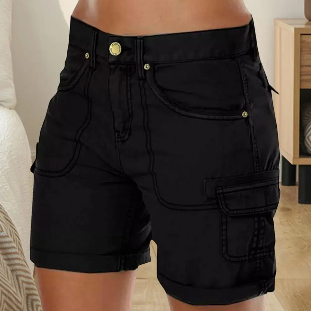 Women Cargo Shorts Stylish Women's Cargo Shorts for Summer Adventures High Waisted Trendy Outdoor Outfits with for Travel