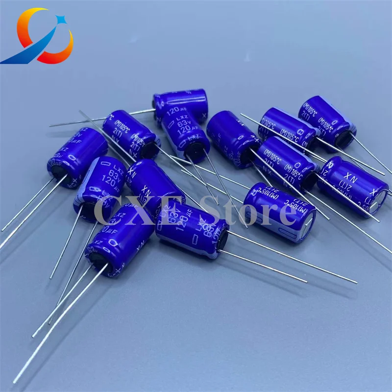 5PCS LXZ 10V 25V 35V  63V 100UF 120UF 330UF 470UF 680UF 1000UF 1800UF High Frequency Low Lmpedance Electrolytic Capacitors New