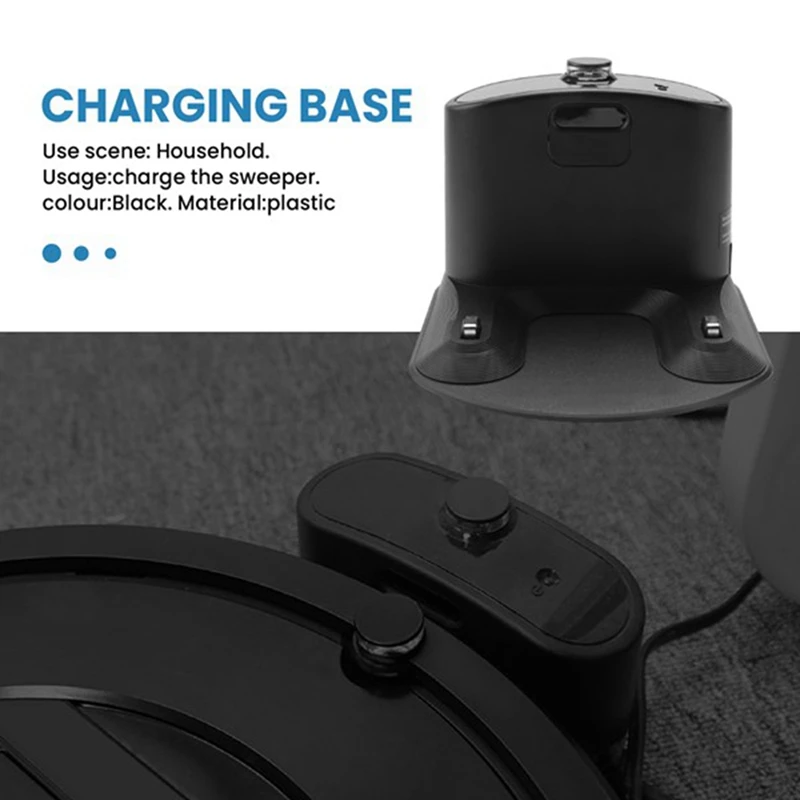 Dasar pengisi daya untuk Irobot Roomba, suku cadang penyedot debu Robot seri 500/600/700/800/900 colokan EU