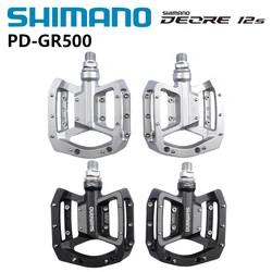 Shimano Deore 12s Series PD-GR500 Off Road Flat Pedal Suitable For Casual Off-road Cycling Replaceable Pins Original Shimano