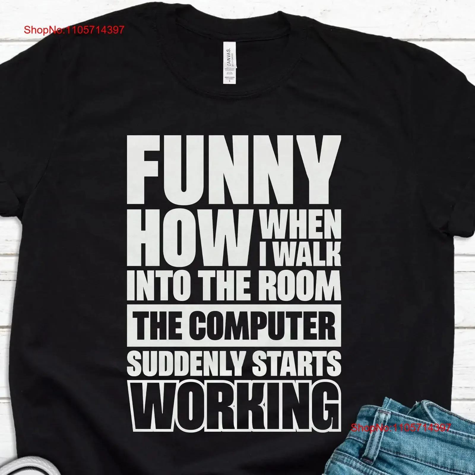 Husband Boyfriend Computer T Shirt IT Nerd Hacker Programmer Engineer Coder T1438 vintage Washed Casual fashion