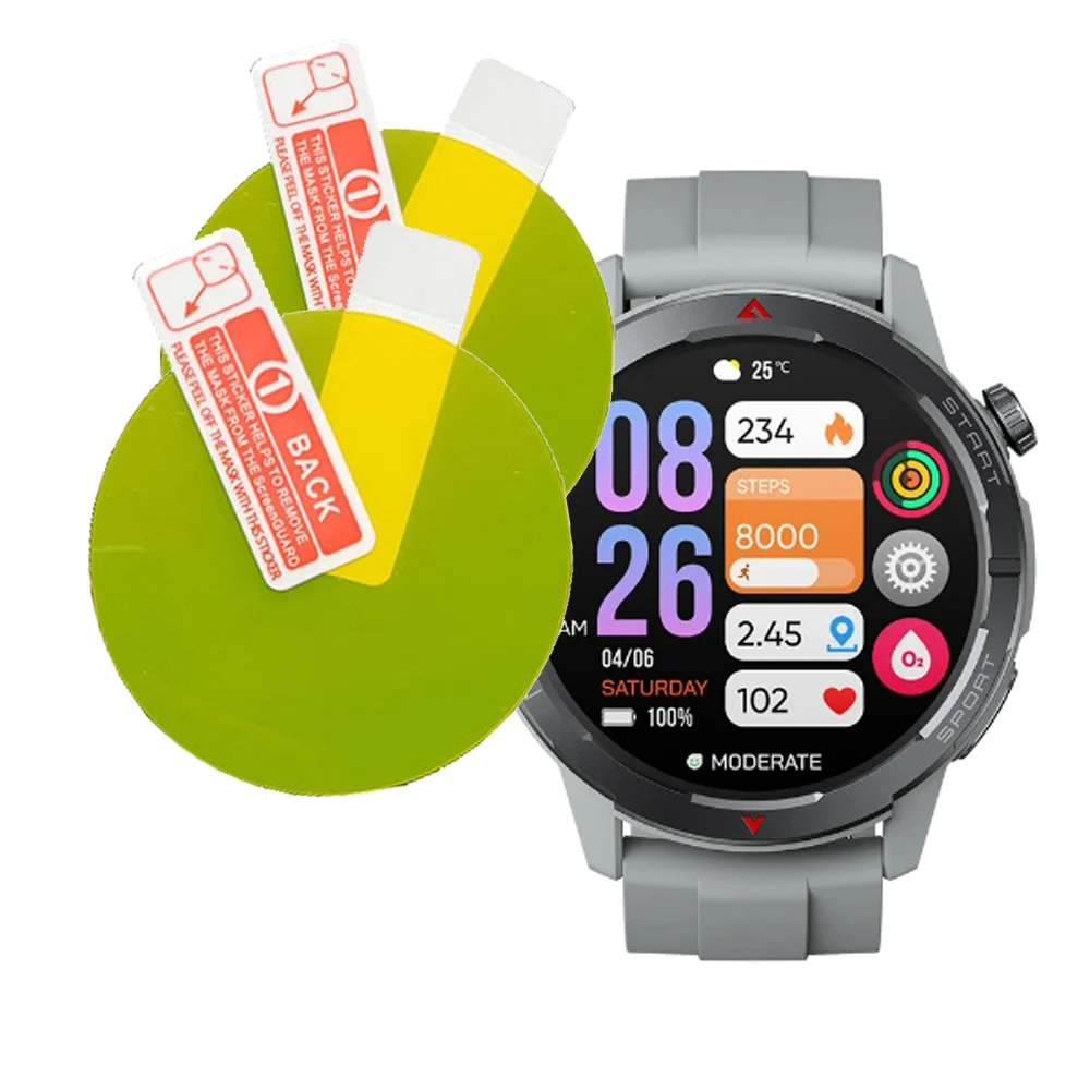 Protective Film For Zeblaze Stratos 3 Ultra Smart Watch Water-proof Watch Cover not glass TPU Hydraulic Screen Protector Film