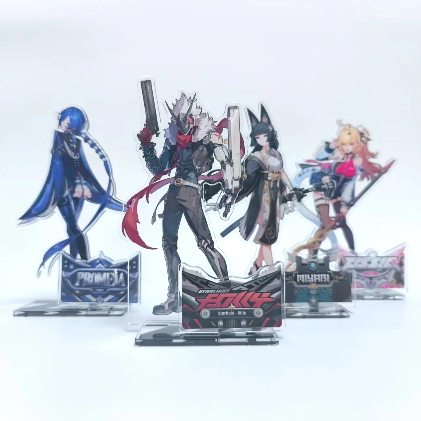 Zenless Zone Zero ZZZ Billy Promeia Cissia Angels of Delusion Nangong Aria Sunna Acrylic Standee Key Chain Anime Collectible