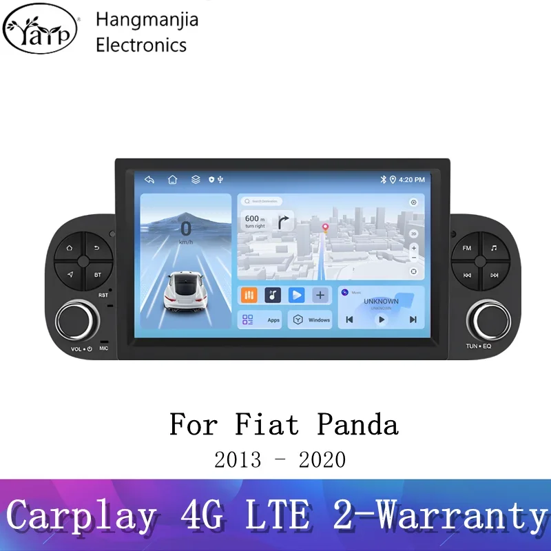 hangmanjia Android 13 Auto Carplay Car Radio Multimedia For Fiat Panda 2013 - 2020 Car Android Video Stereo car play GPS NO DVD