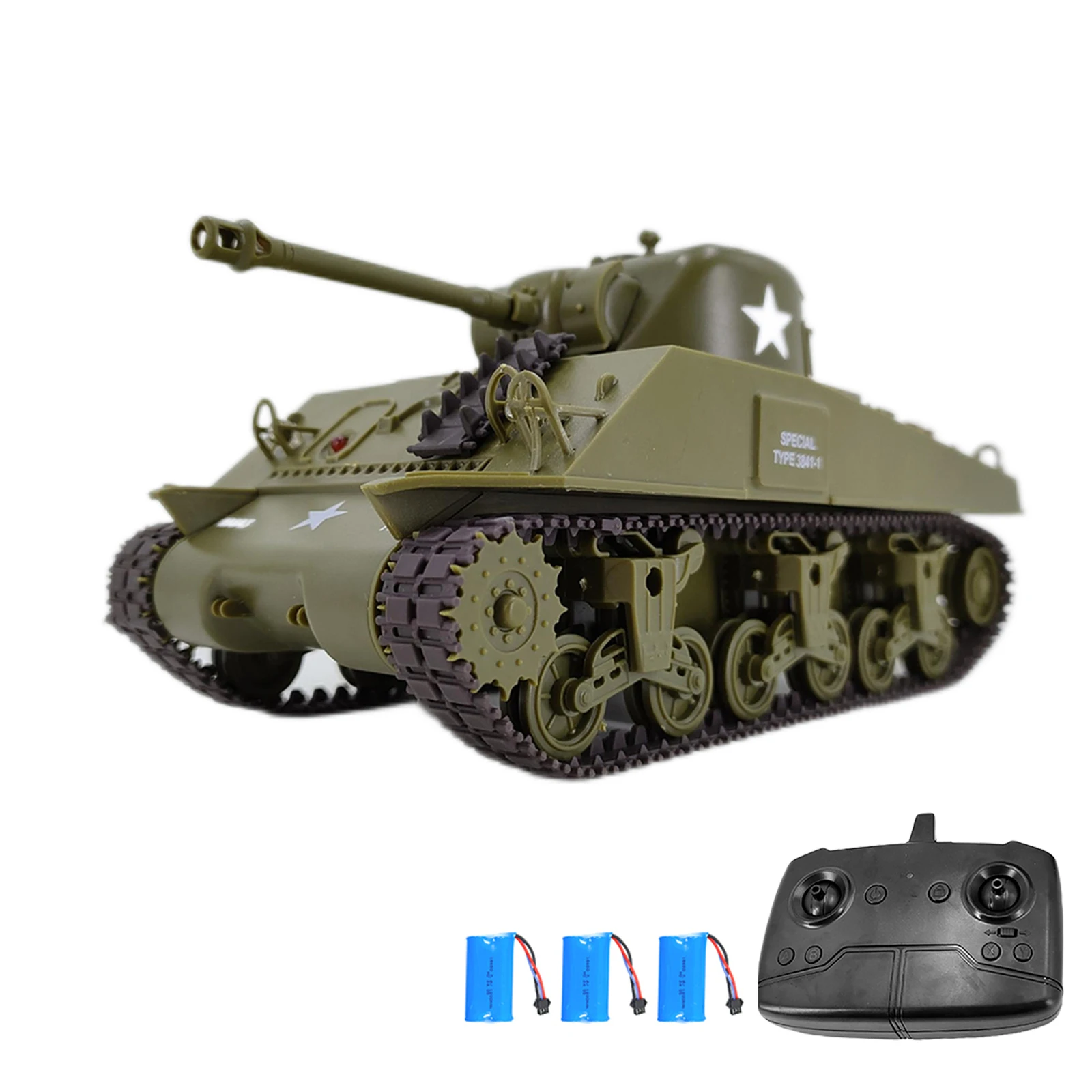 リモコン戦車 1:30 2.4GHz リモコン戦車車両 320付き °   回転式砲塔赤外線戦闘システム模擬音