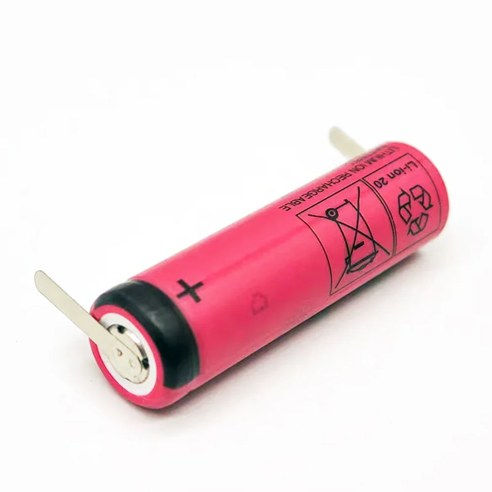 بطارية أصلية UR14500AC 3.7 فولت 740 مللي أمبير في الساعة لأجهزة براون أورال B iO4 iO5 iO6 iO7 iO9 iO8 iO10 ماكينة حلاقة فرشاة الأسنان مع صفائح لوحة النيكل #5