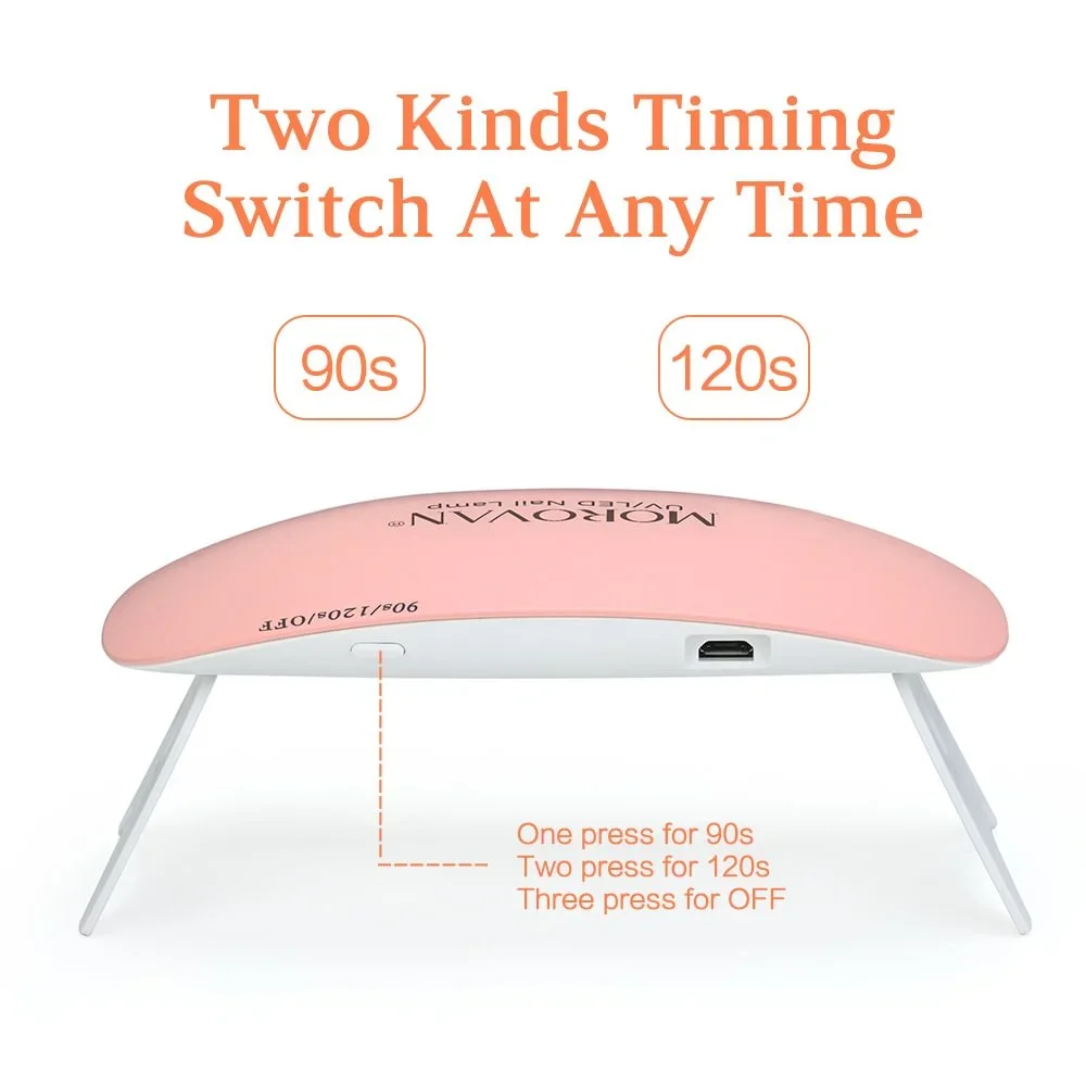 مسمار ضوء 6 واط مسمار مصباح مسمار الأشعة فوق البنفسجية هلام البولندية علاج مصباح مسمار مجفف المهنية مسمار أدوات الرسم الملحقات (6 واط مسمار ضوء)