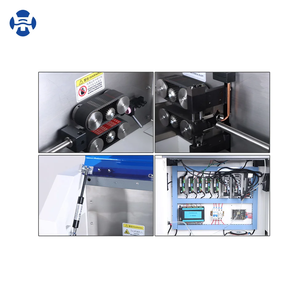 1100W Fully Automatic Cable Manufacturing Equipment Sheathed Multi-Core Ultra Long Wire Peeling Stripping Machine Inner Outer