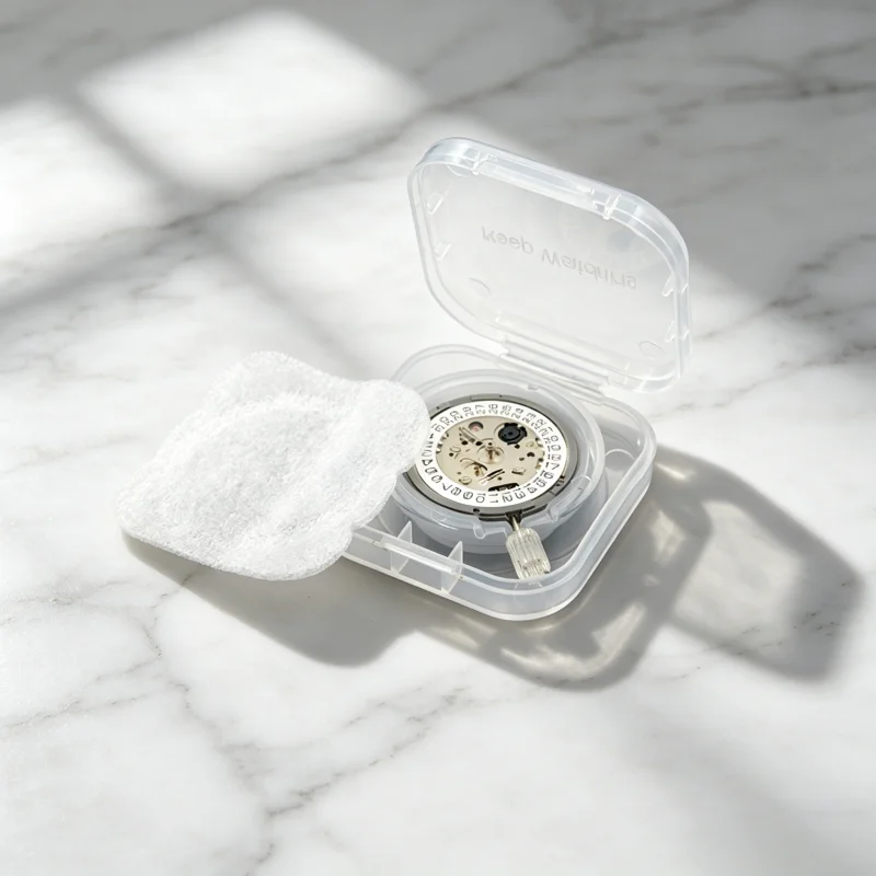 Clear Plastic Watch Movement Storage Box Fits NH34 NH36 NH38 NH39 Movement Transparent PP Component Parts Packaging Tool Box