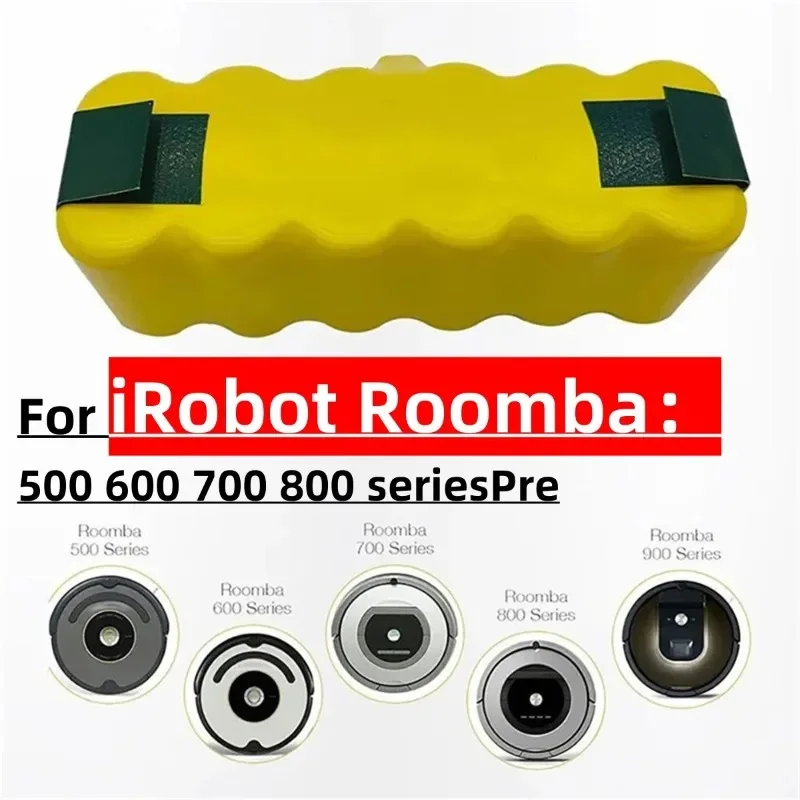 Battery for iRobot series 14.4V 12800mAh 500, 600, 700, 800, 900, iRobot Roomba14.4 v, 620, 650, 770, 780, 580