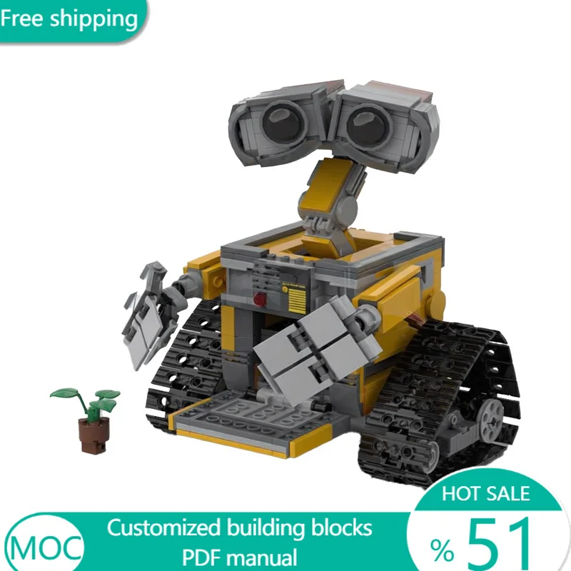 735 pièces Star Battle 21303WALL - Blocs de construction modulaires motorisés MOC personnalisables, design éducatif, jouet DIY populaire, cadeaux de vacances