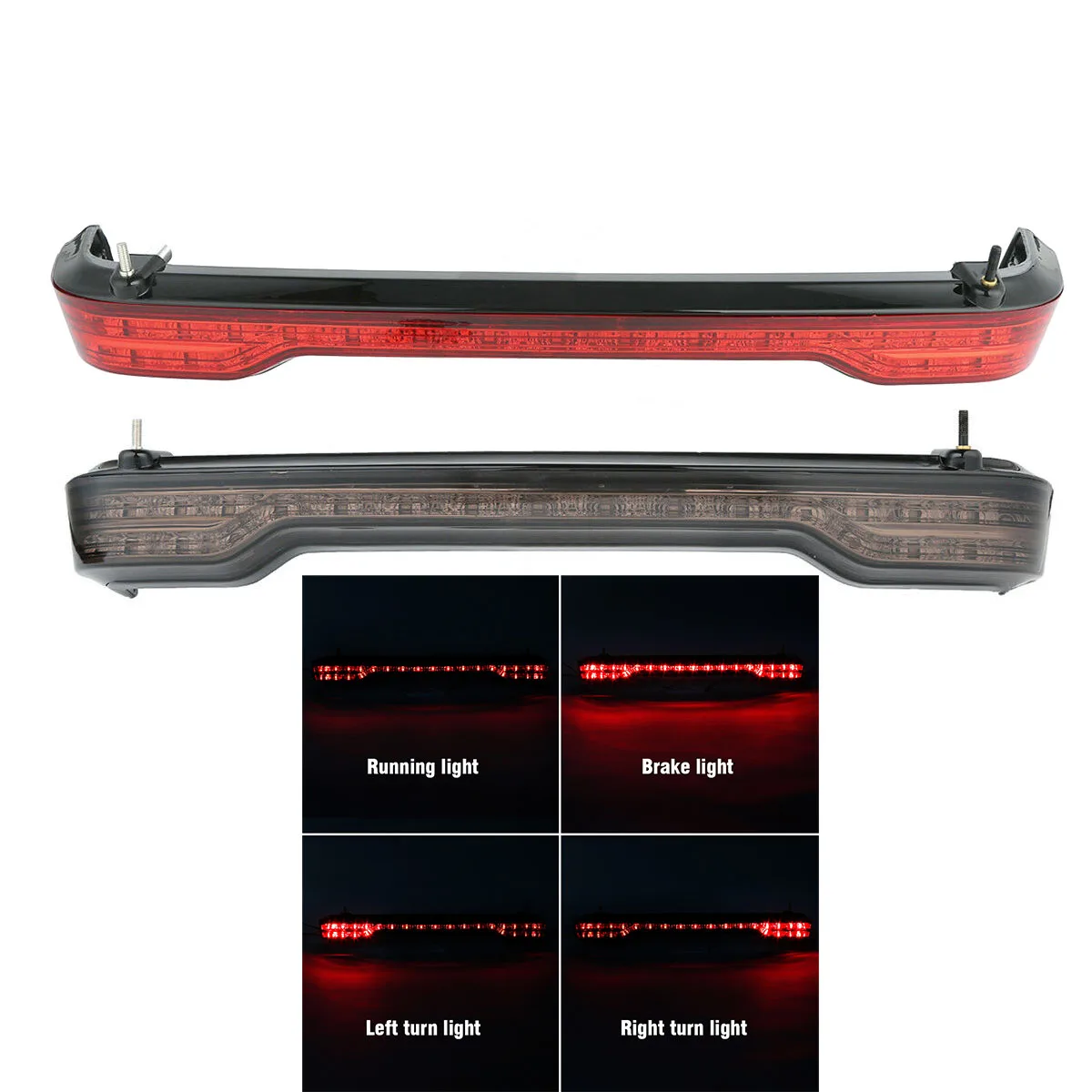 

LED Brake/Turn/Tail Lamp Light Kit Fit For Harley King Trunk Touring Models Road Street Electra Glide 2014-2025