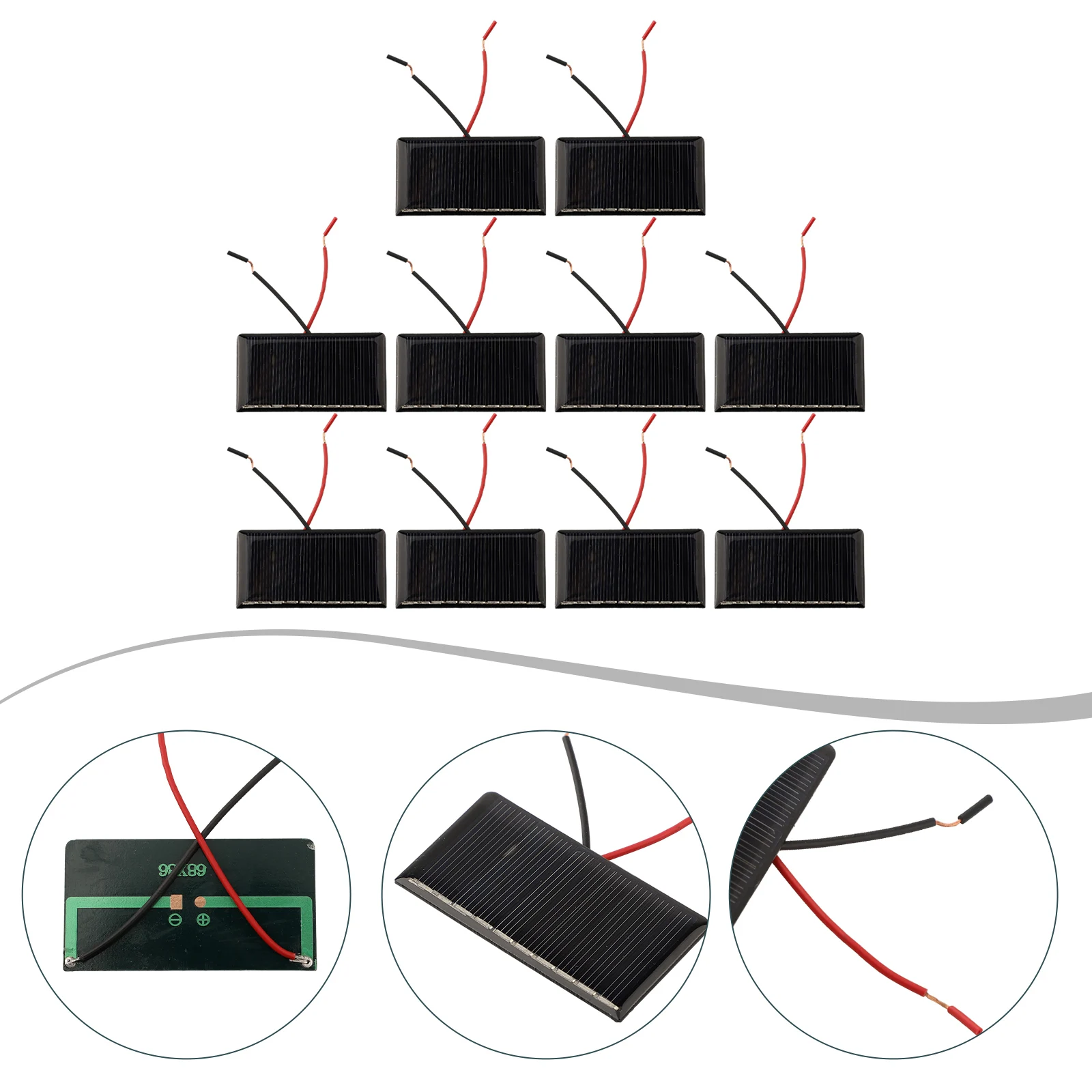 Solar Panel 5V 60mA Portable Mini Solar Cells 1/5/10Pcs For DIY Solar Charger Photovoltaic Panels Solar Cell Modules Solar Tools