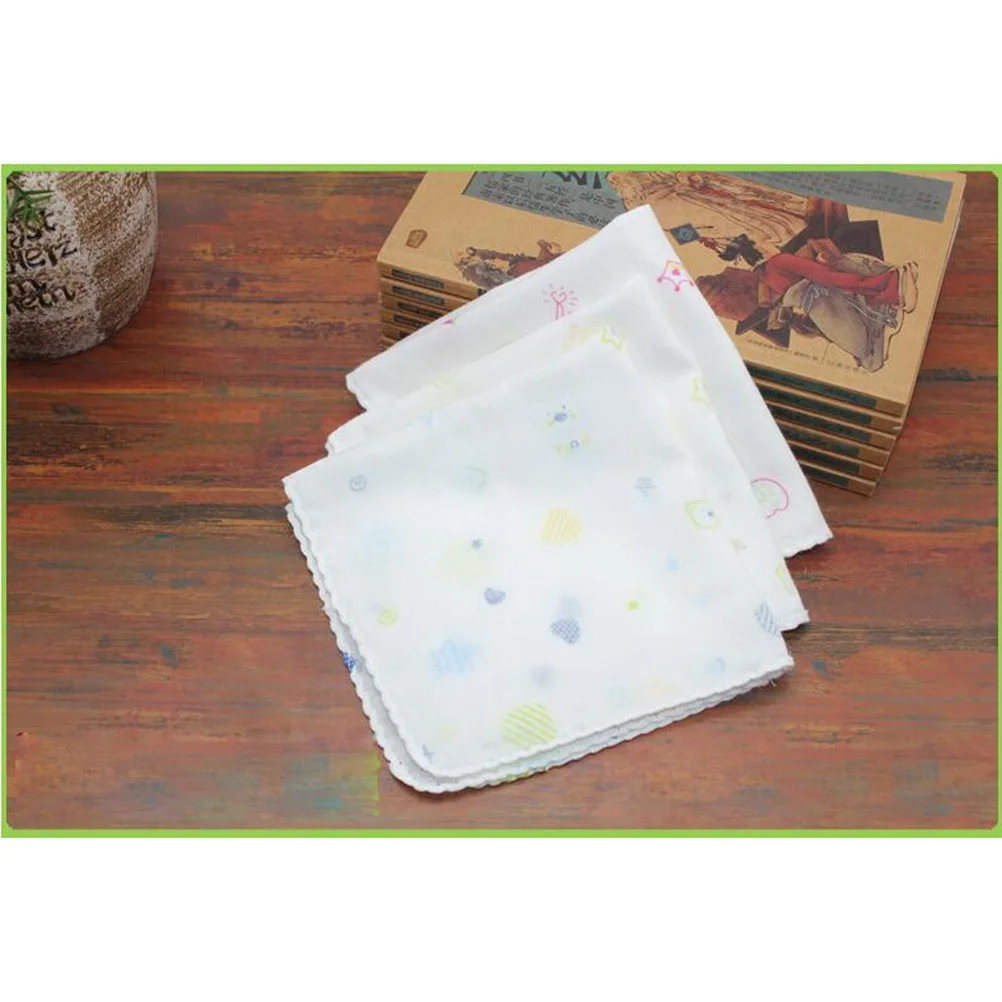 1 pièces bébé 31x31cm coton gaze salive serviette florale carré doux absorbant visage lavage tissu bavoirs serviette bébé bavoirs carré écharpe