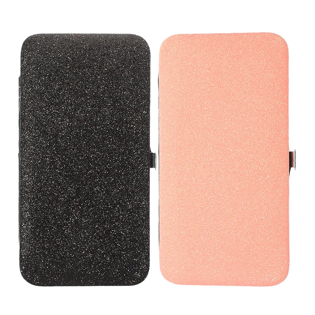 2 stuks Lash Pincet Case Compact Wimper Gereedschap Opbergtas Professionele Make-up Accessoire Pouch voor Veilig Transport