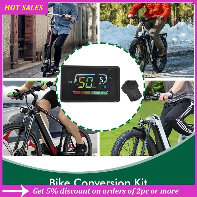 

H6C-2 электронный велосипед Bluetooth ЖК-дисплей счетчик электрический скутер спидометр приборная панель UART для горного электрического велосипеда 5PIN, изысканный