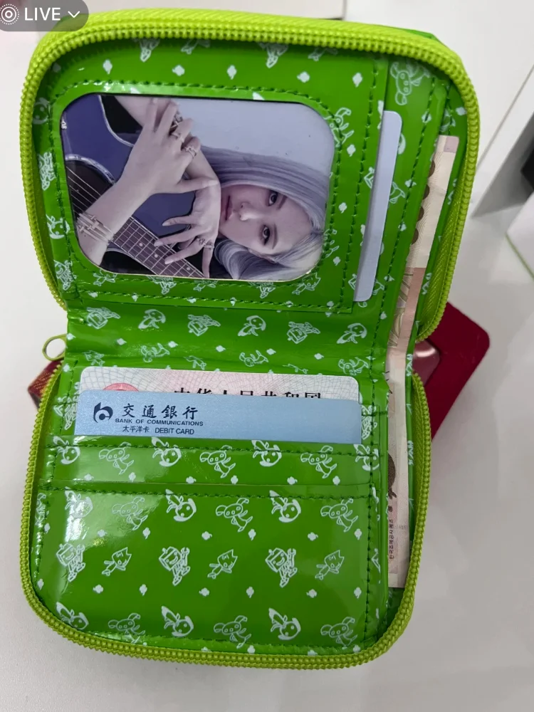 Kawaii Toro Katze Klassische Münzbörse Inoue Toro Kartentasche Kurze Geldbörse Aufbewahrungstasche Anime-Zubehör ID-Set Aufbewahrungstasche Mädchen-Geldbörse – Detail 6