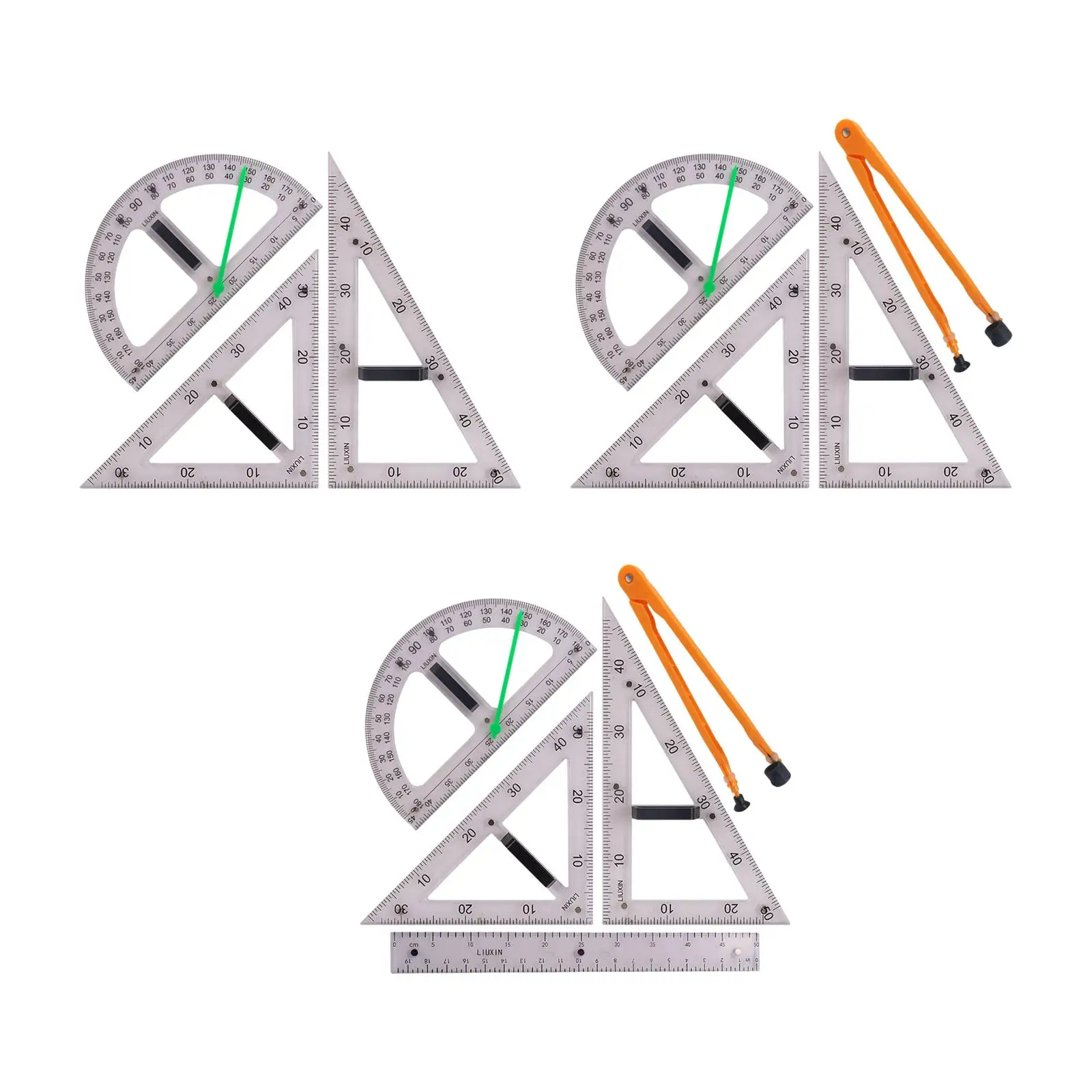 

Large Math Geometry Rulers Teach Geometric Math Tool for Classroom Teachers