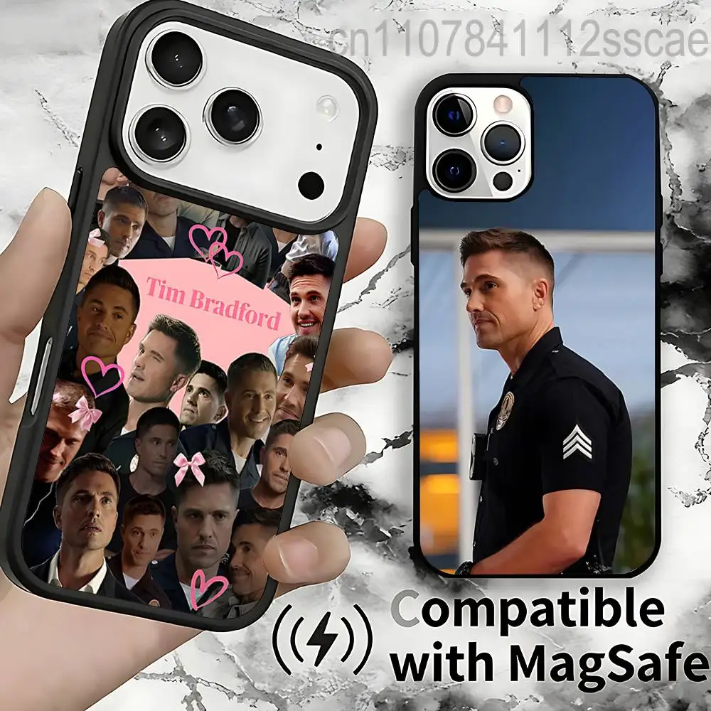 

T-Tim B-Bradford R-Rookied Magnetic Case: Compatible with IPhone 17,16,15,14,13,12,11,Pro,Max,Plus,Mini,SE4,E