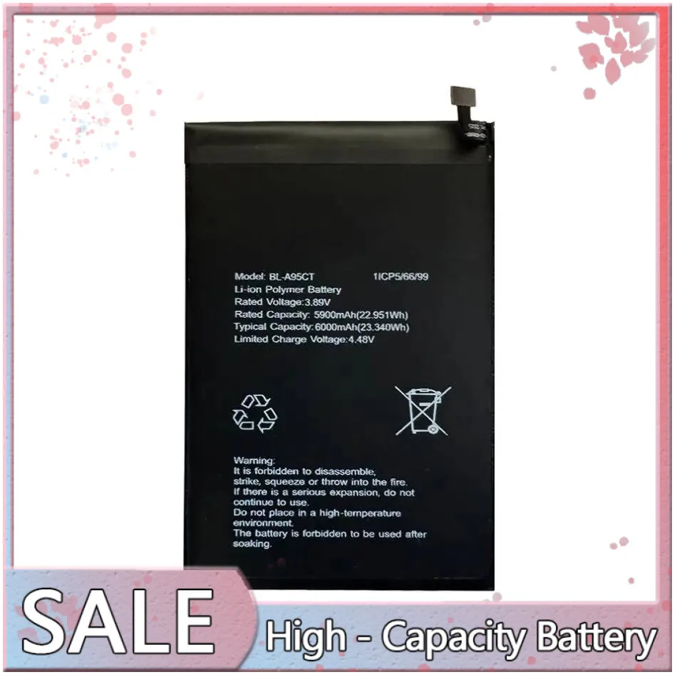

Mobile Phone Battery Lightweight For Koobee BL-A95CT 6000Mah