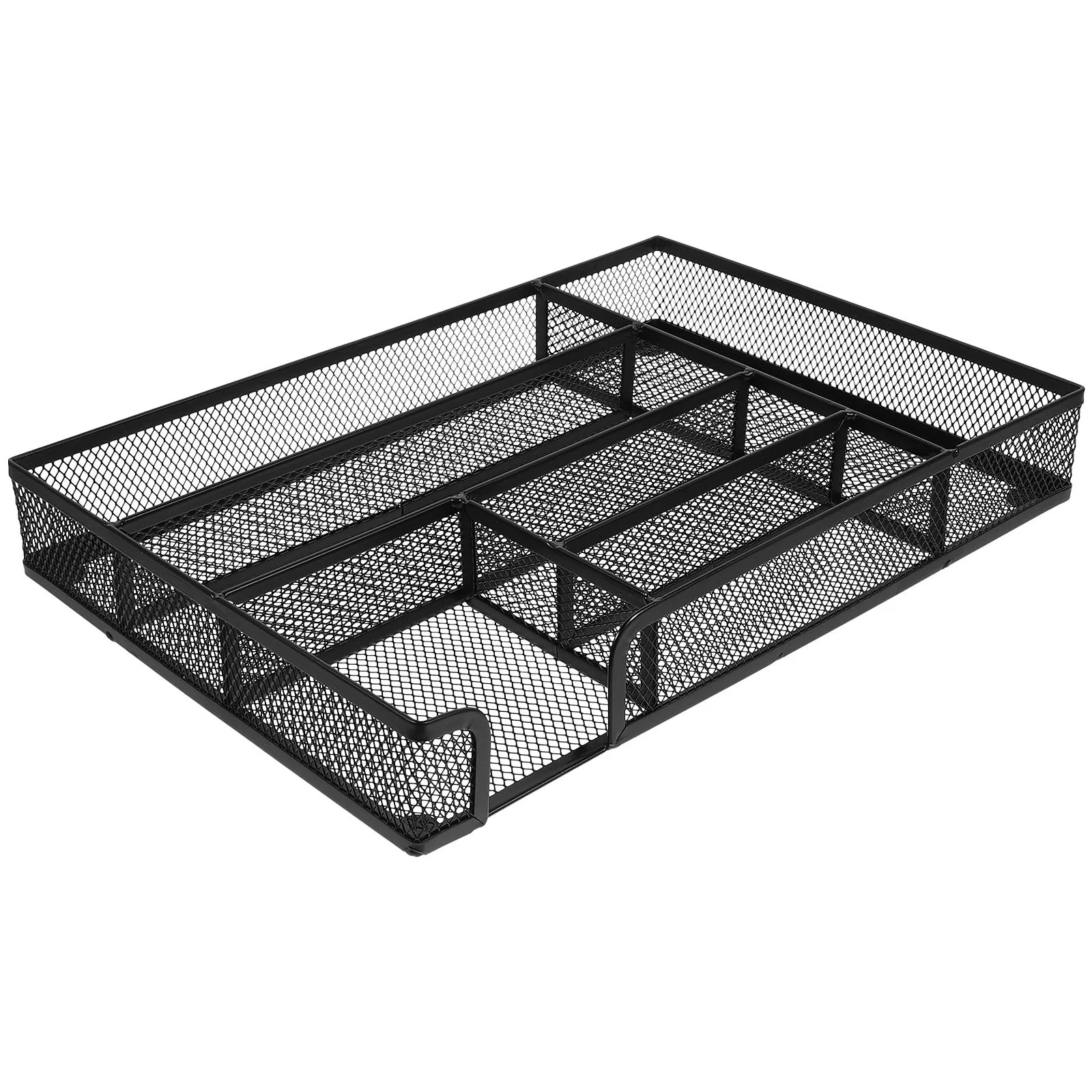 

Iron Pen Holder Desk Organizer Office Storage Tray Multipurpose Drawer Organizer Desktop Accessories Desk Drawer Tray