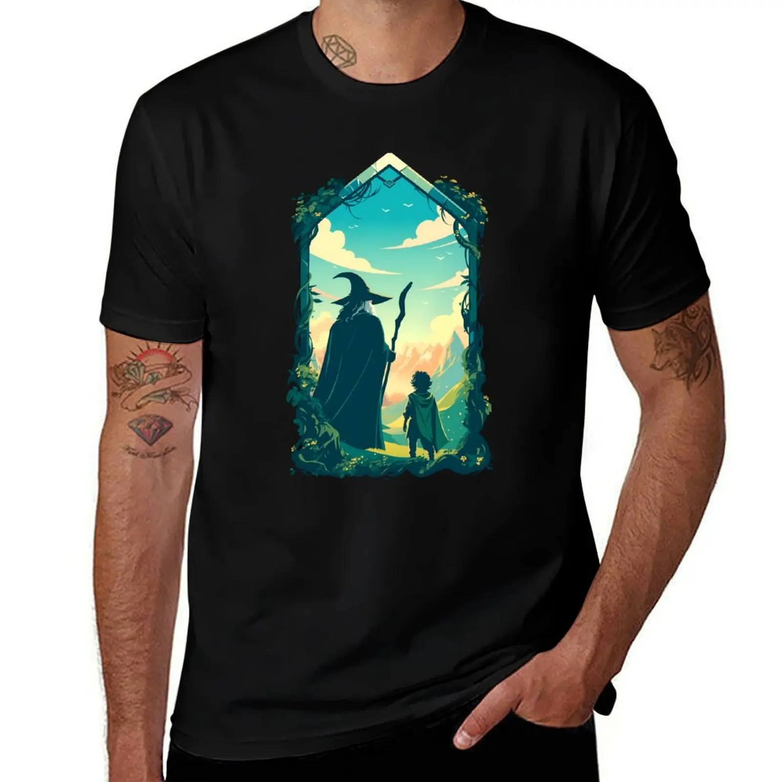 An Epic Tale Begins - Fantasy T-Shirt Holiday Party Tee Shirt T-Shirt