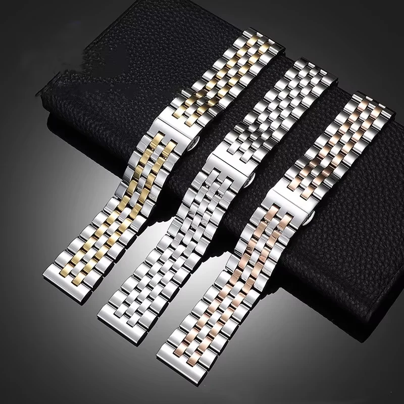 20mm 22mm Quick Release 304L Stainless Steel Watch Strap for Universal Waterproof Metal Watch Band Replacement Bracelet