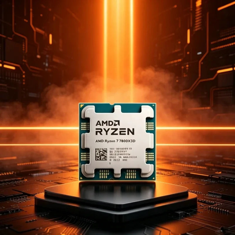 Original AMD Ryzen7 7800X3D Desktop CPU 8 Core 16 Thread AM5 Platform 3D V-Cache High Performance Gaming Processor