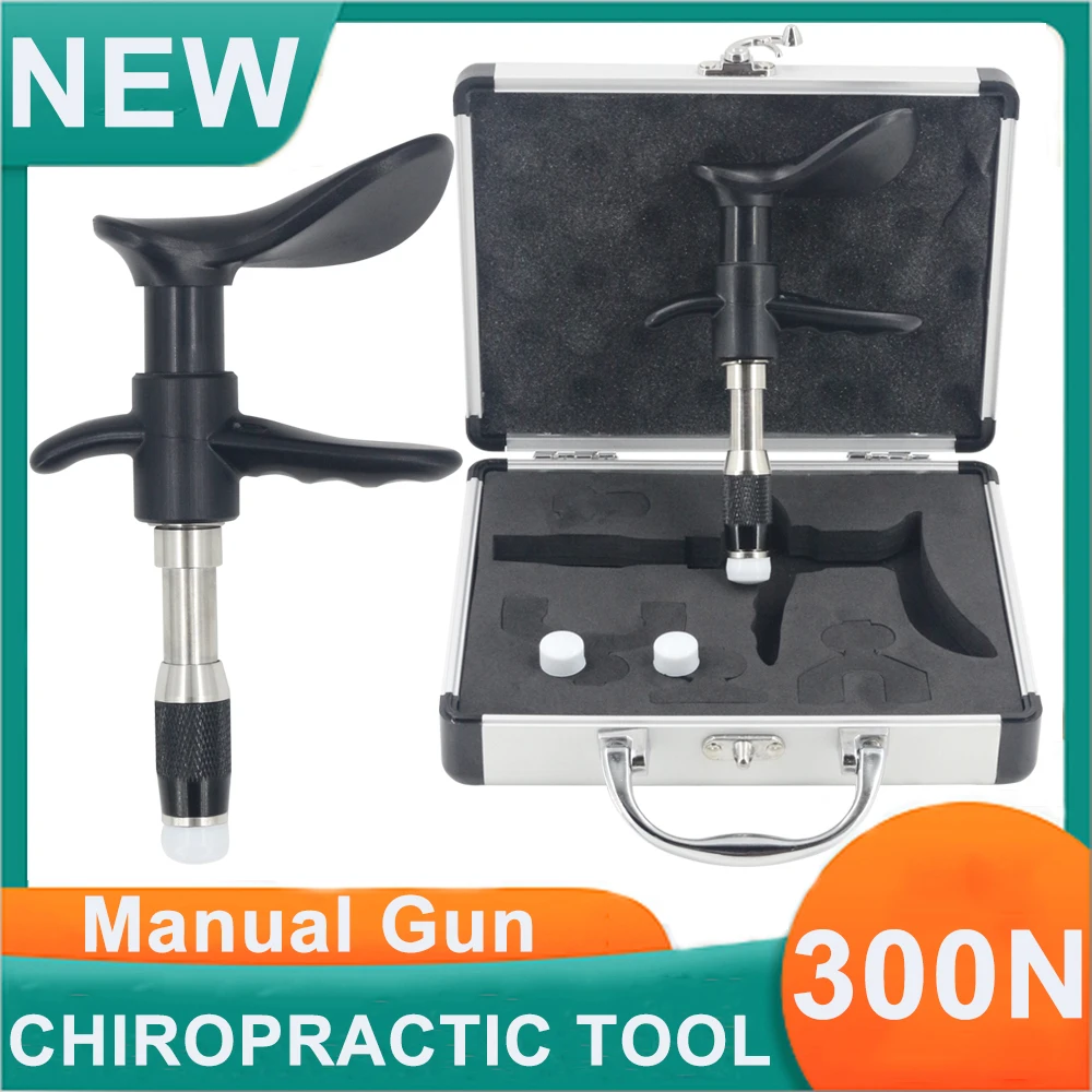 

Chiropractic Adjusting Tool 300N Manual Masssage Gun Spine Correction Tools Chiropractic Spinal Adjustment Singe Head Masssager